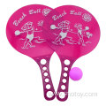 PS material beach racket of customized logo and color